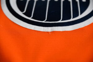 Leon Draisaitl photomatch jersey detail 1