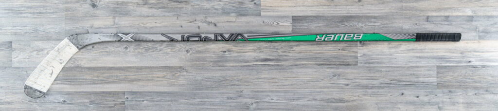 Stick game-worn stick, view 1