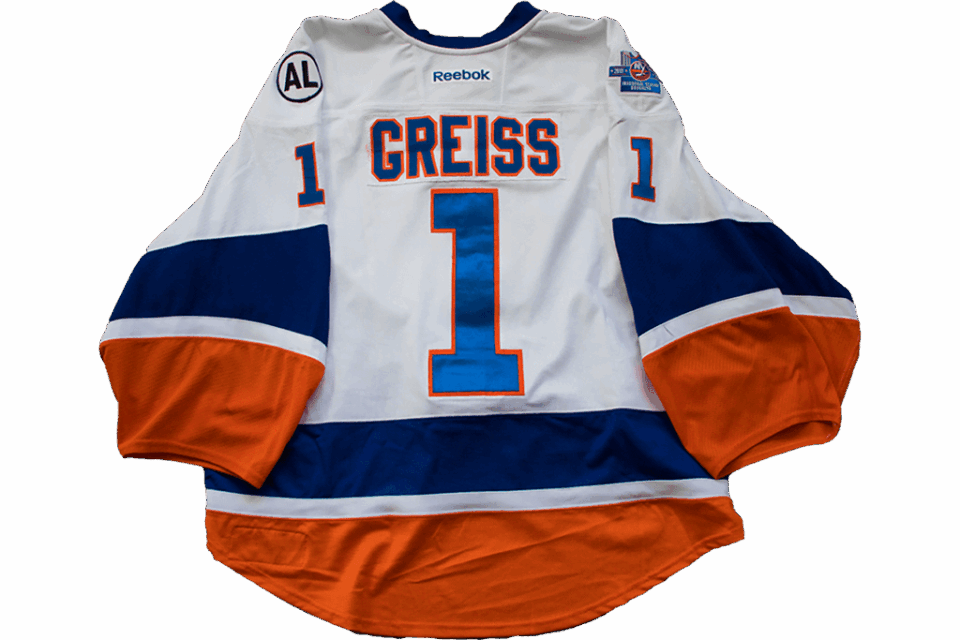 Thomas Greiss New York Islanders 2015/2016 Away game-worn jersey