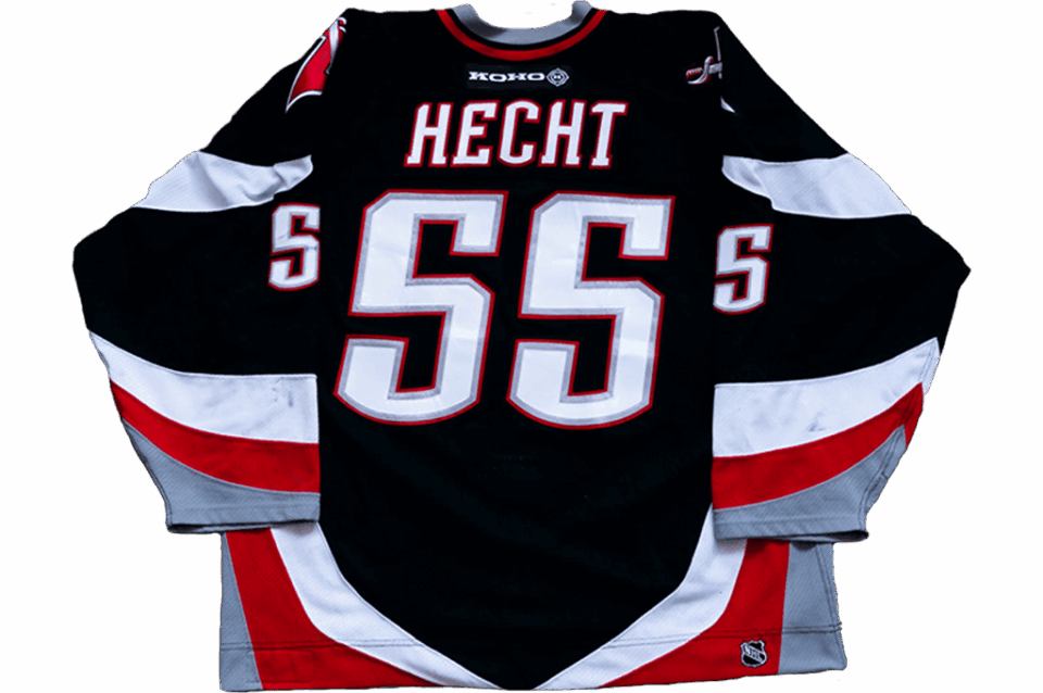 Jochen Hecht Buffalo Sabres 2003/2004 Home game-worn jersey