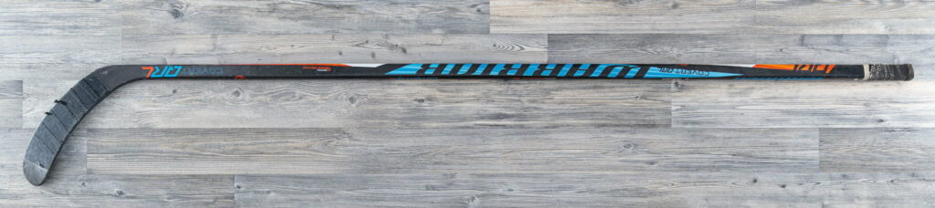 Stick game-worn stick, view 1