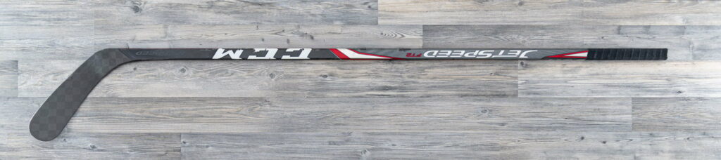 Stick game-worn stick, view 1