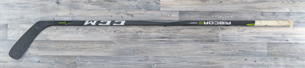 Stick game-worn stick, view 1