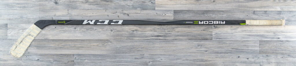 Stick game-worn stick, view 1