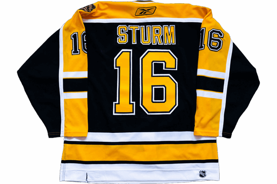 Marco Sturm Boston Bruins 2005/2006 Home game-worn jersey
