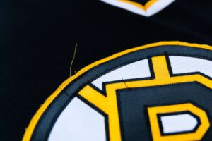 Marco Sturm photomatch jersey detail 1