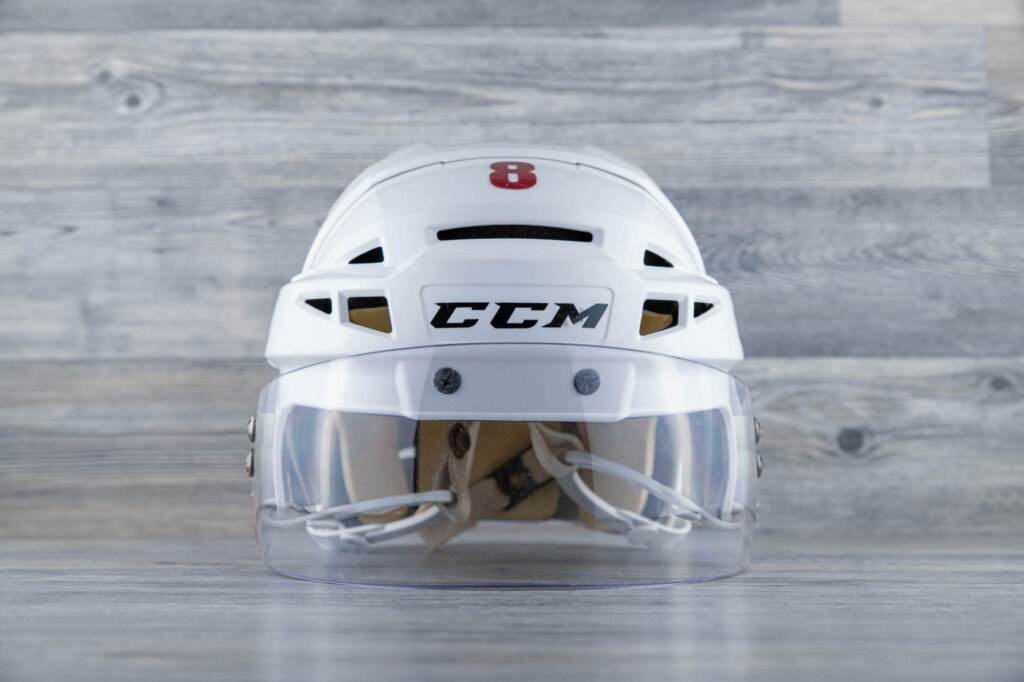 Helmet game-worn helmet, view 1