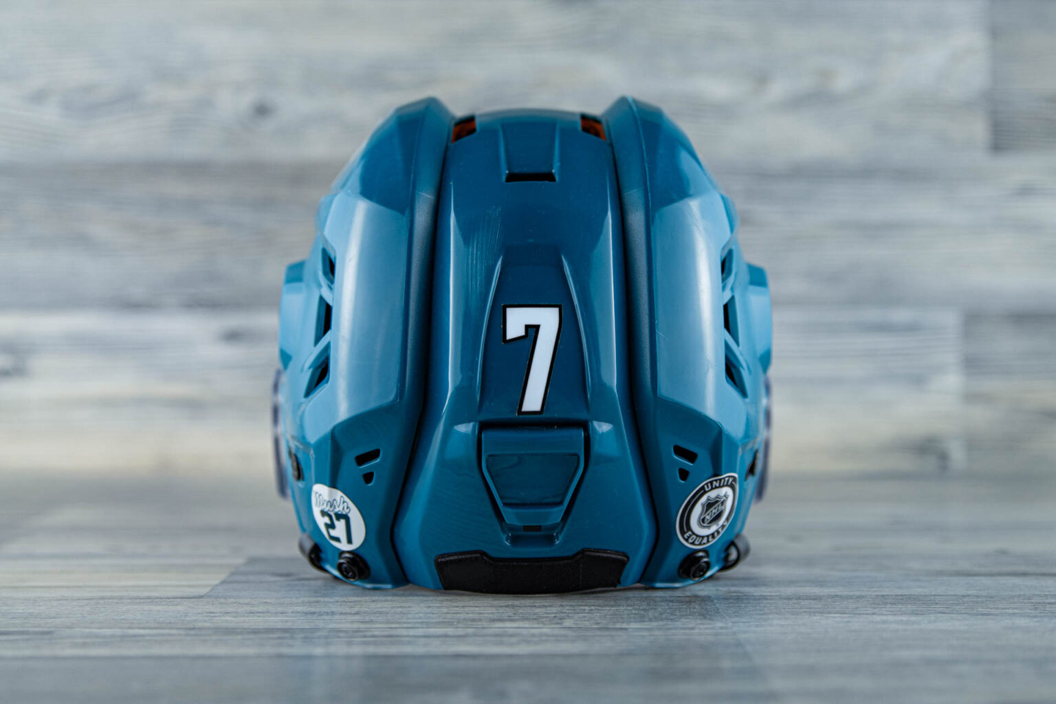 Nico Sturm - game worn / game used helmet - San Jose Sharks 2022 / 2023
