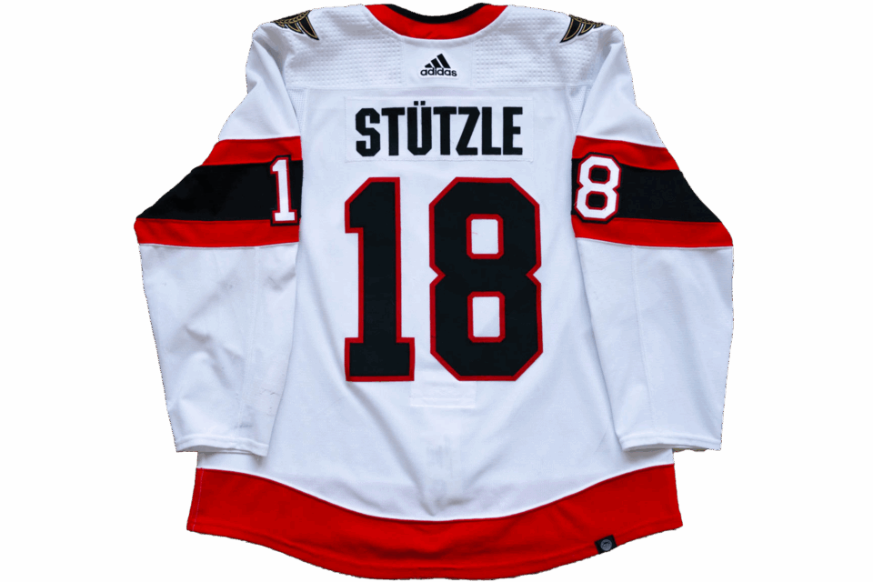 Tim Stützle Ottawa Senators 2023/2024 Away game-worn jersey