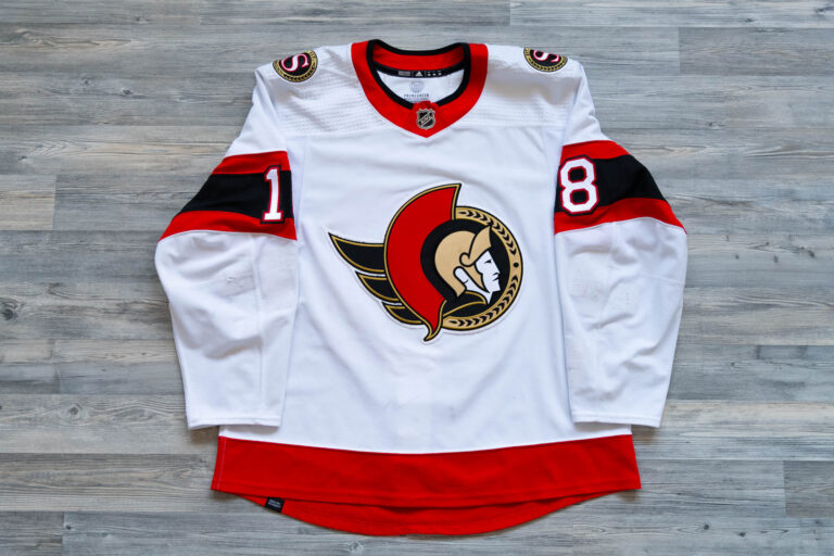 TIM STUTZLE - GAME WORN JERSEY - OTTAWA SENATORS 2023 / 2024 AWAY SET 1