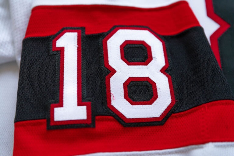 TIM STUTZLE - GAME WORN JERSEY - OTTAWA SENATORS 2023 / 2024 AWAY SET 1