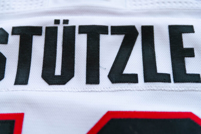 TIM STUTZLE - GAME WORN JERSEY - OTTAWA SENATORS 2023 / 2024 AWAY SET 1