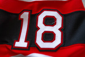 Tim Stützle photomatch jersey detail 4