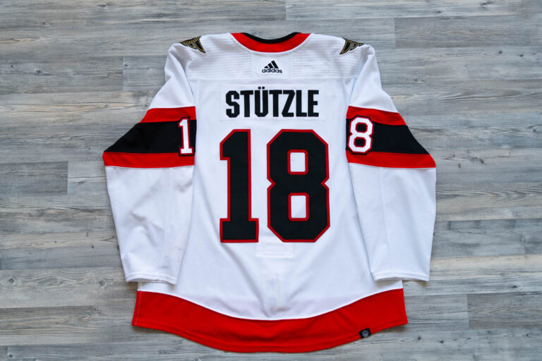 TIM STUTZLE - GAME WORN JERSEY - OTTAWA SENATORS 2023 / 2024 AWAY SET 1