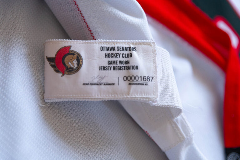 TIM STUTZLE - GAME WORN JERSEY - OTTAWA SENATORS 2023 / 2024 AWAY SET 1