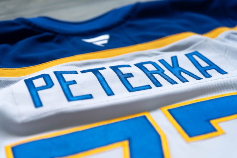 JJ PETERKA - GAME WORN JERSEY - BUFFALO SABRES 2024 / 2025 AWAY SET 1
